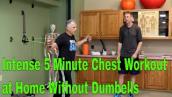 Intense 5 Minute Chest Workout At Home Workout Without Dumbells