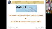 Cross Canada Checkup - Session 8 - The Role of PTAs and PRTs During the COVID-19 Pandemic in Canada