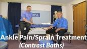 New and Unusual Treatment for Ankle Pain/Sprain (Contrast Baths)