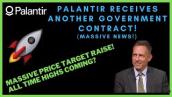 PALANTIR GETS ANOTHER GOVERNMENT CONTRACT!! - MASSIVE PRICE TARGET! - (Pltr Stock Analysis)