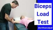 Biceps Load Test for a SLAP Tear (Video)