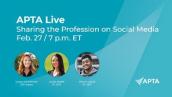 APTA Live — Sharing the Profession on Social Media