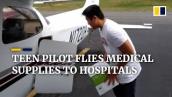 High-school student flies across Virginia delivering medical supplies to hospitals