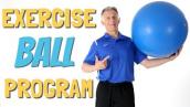 Best Full Body 10 Min Exercise Ball Program. Follow Along