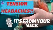 TENSION HEADACHES?! CLOSE UP OF ADHESION TREATMENT ON YOUR NECK! - Rectus Capitis Muscles