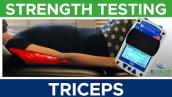 Triceps | Strength Testing with a Hand Held Dynamometer