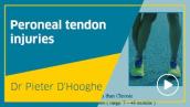 Peroneal tendon injuries, Dr Pieter D