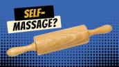 Self Massage at Home Using a Rolling Pin. Good for Sore Muscles.