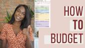 How To Budget Monthly For Beginners | Step By Step Guide (Free Budget Template)