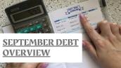 September 2021 Debt Overview | Debt Free Journey | Baby Step 2 | $24,878 TOTAL DEBT