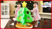 Twin Babies First Christmas Tree Toy from Step2 with Choo Choo Train!