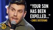 How Chris Distefano Almost Got Expelled from Catholic School