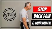 STOP Back Pain \u0026 Hunchback from Stenosis! At Home Exercises
