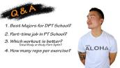 Q\u0026A | Can you work while being in DPT school? | Workouts: Total Body or Body Part Split? Reps?