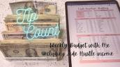 Weekly Tip Count | Dual Income Budget Set Up | Side Hustle Budget | November Week 4