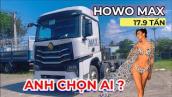 Xe tải Howo Max 17t9 17.9 tấn 17900kg 4 chân nhập khẩu, hỗ trợ vay 80-90%