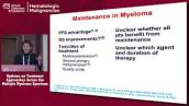 Multiple Myeloma Update: Maintenance Therapy
