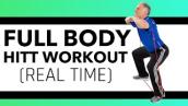 Anyone Will Love This Full Body Fat Burning HIIT Drill- Quiet, At Home (Real Time)