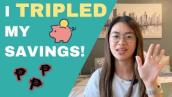 I TRIPLED MY SAVINGS! : 5 Tips on How to Get Good with Money in 2022