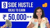 9 Side Hustle Ideas for Extra Income | Earn Money Online | Side Hustles 2022 | Insider Gyaan Hindi