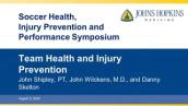 Team Health and Injury Prevention | Soccer Health, Injury Prevention and Performance Symposium