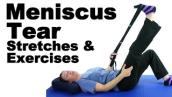 Meniscus Tear Stretches \u0026 Exercises - Ask Doctor Jo