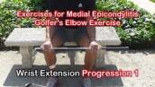 Physical Therapy Exercises for Medial Epicondylitis (Golfers Elbow)