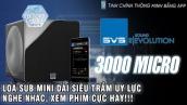 Loa sub Mỹ SVS 3000 micro - Nghe nhạc, xem phim, dải trầm uy lực, app thông minh