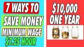 How To Save Money On Low Income | Minimum Wage (7 Best Ways)