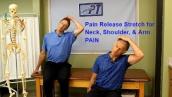 Neck Shoulder \u0026 Arm Pain Release Stretch-give it a try to see if it helps