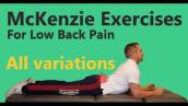 BEST McKenzie Low Back Exercises for Herniated Disc, Bulge \u0026 Sciatica - for Lower Back \u0026 Leg Pain!