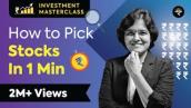 How to pick stocks under 1 min? | Investment Masterclass