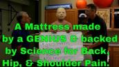 Made by a GENIUS \u0026 Backed by Science- We Found a Mattress for Back, Hip, \u0026 Shoulder Pain.
