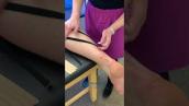 Lymphatic taping tachnique for legs