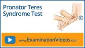 Pronator Teres Syndrome Test