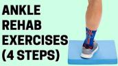 Best Ankle Rehabilitation Home Exercise Program for Those Recovering from Ankle Injury- 4 Steps