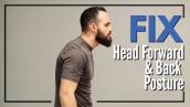 Fix Head Forward \u0026 Back Posture - 3 Exercises in 2 Minutes